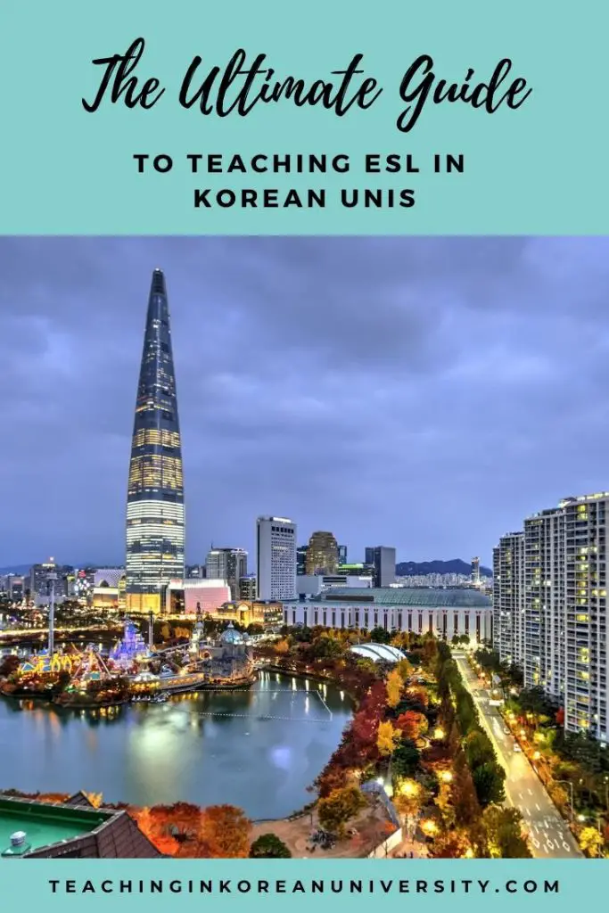 Teaching English in Korean Universities The Ultimate Guide
