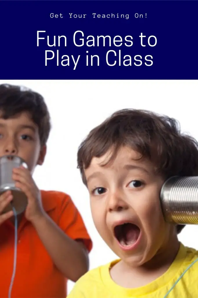 games to play in class
