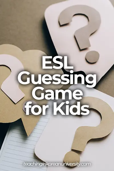 esl guessing game for kids